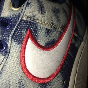Denim Nike Air Force Ones!